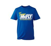 Team McFly Busted vs McFly Tour 2025 Shirt - UK Concert Band Tee for Fans of Pop Punk & British Rock Music (Royal, 4XL Years)