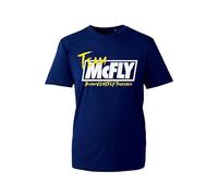 Team McFly Busted vs McFly Tour 2025 Shirt - UK Concert Band Tee for Fans of Pop Punk & British Rock Music (Navy, S Years)