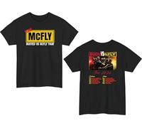 Team McFly Tour T-Shirt, Busted vs McFly 2025 Concert Shirt, Pop Rock Band Tshirt, Music Lover Gift Tee Top Black