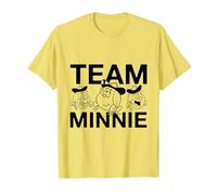 Team Minnie T-Shirt | Official Beano Merchandise T-Shirt, Men, Lemon Yellow, Medium