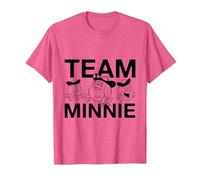 Team Minnie T-Shirt | Official Beano Merchandise T-Shirt, Men, Pink Heather, 3X-Large