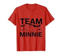 Team Minnie T-Shirt | Official Beano Merchandise T-Shirt, Men, Red, Medium