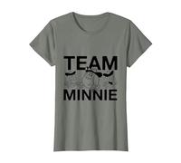 Team Minnie T-Shirt | Official Beano Merchandise T-Shirt, Women, Olive Heather, Medium