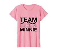 Team Minnie T-Shirt | Official Beano Merchandise T-Shirt, Women, Pink, XX-Large