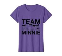 Team Minnie T-Shirt | Official Beano Merchandise T-Shirt, Women, Purple Heather, X-Small