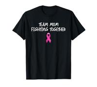 Team Mom Fighting Together Breast Cancer Awareness Month T-Shirt