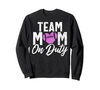 Team Mom on Duty Football Mom Sweatshirt