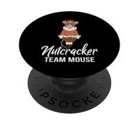 Team Mouse Nutcracker Christmas Dance Funny Soldier PopSockets Adhesive PopGrip