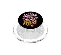 Team Mudding ATV Princess Even in Mud Run Funny PopSockets PopGrip for MagSafe