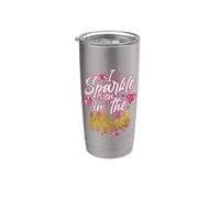 Team Mudding ATV Princess Even in Mud Run Funny Stainless Steel Insulated Tumbler