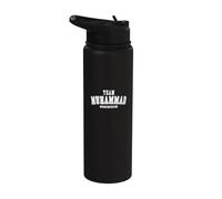 Team Muhammad Lifetime Member Family Last Name Stainless Steel Insulated Water Bottle