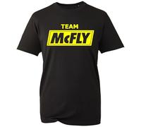 Team Music McFly Band T-Shirt Rock Pop Concert Tee UK Tour McFly Unisex Britpop Tee Top (Black, S)