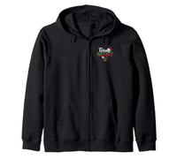 Team Naughty Couple Team Nice Zip Hoodie