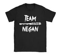 Team Negan Mens T-Shirt Small Black Walking Dead The Saviors Gift Funny Top Lucille