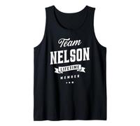 Team Nelson Lifetime Member Funny Name Nelson Tank Top