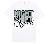 Team Night Shift Crew Comfort Colors Adult Heavyweight T-Shirt