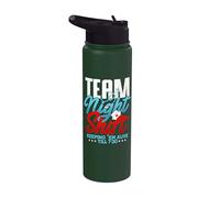 Team Night Shift Keeping 'Em Alive Till 7:30 Stainless Steel Insulated Water Bottle