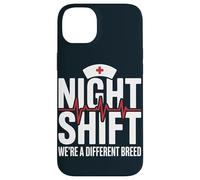 Team Night Shift Nurse Crew Overnight RN Case for iPhone 14 Plus