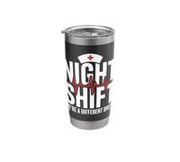 Team Night Shift Nurse Crew Overnight RN Stainless Steel Insulated Tumbler