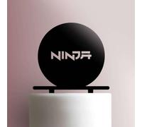 Team NinjaAcrylic Cake Topper 3mm Thick Premium Laser Cut Cake Decoration for Birthday, Wedding, Baby Shower & Party Cakes Durable Reusable