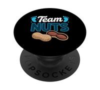 Team Nuts Dad Humor Party Vibes Fun Summer PopSockets Adhesive PopGrip