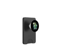 Team Okra, Okra Mascot, Funny Vegetable, Southern Cooking PopSockets PopWallet for MagSafe