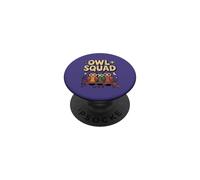 Team Owl Night-Life Lover Owls PopSockets Adhesive PopGrip