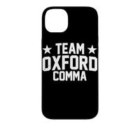 Team Oxford Comma Grammar Police English Nerd Case for iPhone 14 Plus
