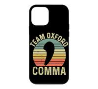 Team Oxford Comma Grammar Police English Teacher Grammarian Case for iPhone 12 mini