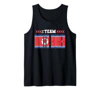 Team Patriotic North Korean Flag North Korea Tank Top