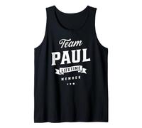 Team Paul Lifetime Member Funny Name Paul Tank Top