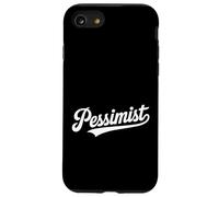 Team Pessimist Script Retro Typography Word Design Case for iPhone SE (2020) / 7/8