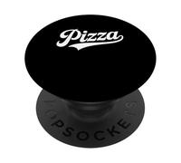 Team Pizza Baseball Script Design for Food Lovers PopSockets Adhesive PopGrip