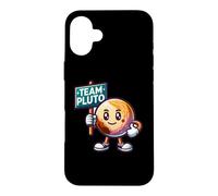 Team Pluto Planet Mascot Space Lover Astronomy Science Humor Case for iPhone 16 Plus