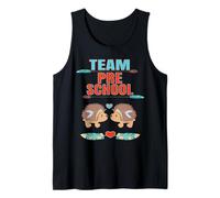 Team Pre-School Hedgehogs Back to School Students Teachers Tank Top