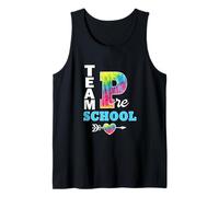 Team Pre-School Retro Back To School Gear Students Teachers Tank Top
