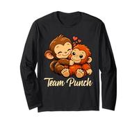 Team Punch Funny Baby Monkey Graphic Tee Boys Girls Children Long Sleeve T-Shirt
