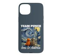 Team Punch Goes to America Viral Video Funny Punch Monkey Case for iPhone 15 Plus