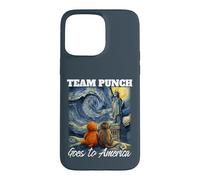 Team Punch Goes to America Viral Video Funny Punch Monkey Case for iPhone 15 Pro Max