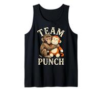 Team Punch Monkey Cute Baby Japan Tank Top