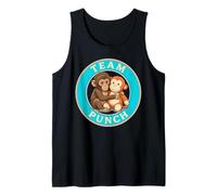 Team Punch Monkey Cute Baby Japan Tank Top