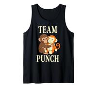 Team Punch Monkey Cute Baby Japan Tank Top