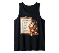 Team Punch Monkey Cute Baby Japan Tank Top