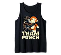 Team Punch Monkey Cute Baby Japan Tank Top