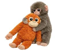 Team Punch Monkey Plush, Large Orangutan Soft Toy, Team Punch Monkey Plushies Eco-Friendly Plush Material, Washable & Safe for Kids, Realistic Soft Cuddly Monkey Toy A01
