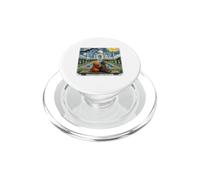 Team Punch on Tour India Vacation Funny Video Punch Monkey PopSockets PopGrip for MagSafe