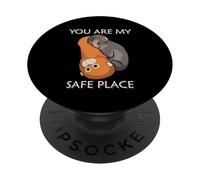 Team Punch Sad Monkey You Are My Safe Place PopSockets Adhesive PopGrip