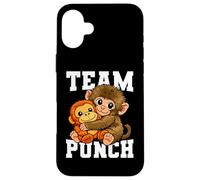Team Punch The Monkey Panchi Kun Japanese Zoo Plush Toy Case for iPhone 16 Plus