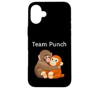Team Punch The Monkey Sad Macaque Cute Baby Case for iPhone 16 Plus
