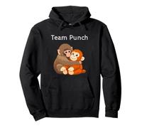 Team Punch The Monkey Sad Macaque Cute Baby Pullover Hoodie
